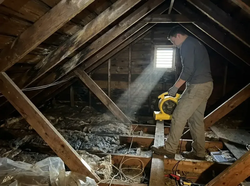 attic-water-damage-drying-proc-007 — frequently asked questions, Emergency Water Extraction & 24/7 Flood Response in Rogersv…